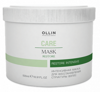 OLLIN CARE Интенсивная маска для восстановления структуры волос 500мл/Restore Intensive Mask