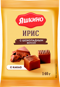 «Яшкино», ирис с шоколадным вкусом, 140г