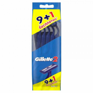 Gillette2 станок однораз 9+1 син.уп