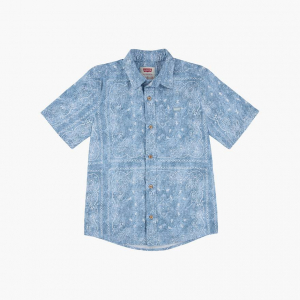Jacquard Woven Shirt Big Boys S-xl