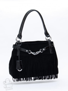 Сумка женская кожаная 98400MSS black Velina Fabbiano-Safenta