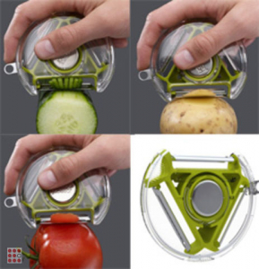 Овощечистка ручная 3 в 1 Трио