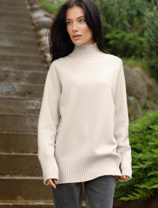 Джемпер из пряжи с кашемиром