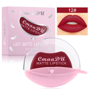 Ленивая матовая помада CmaaDu Lazy Matte Lipstick 12
