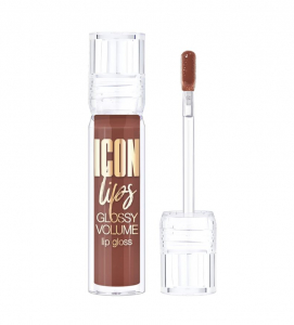 Блеск для губ ICON 511 Dark Chocolate с эффектом объема LUXVISAGE