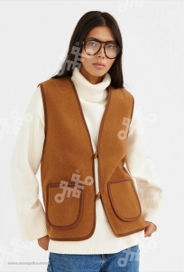 Жилет валяный из верблюжьей шерсти         (арт. 03109)