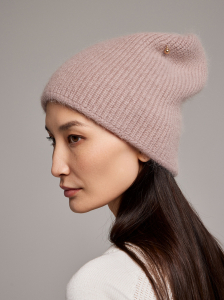 Шапка двойная 40% ангора PR 25040