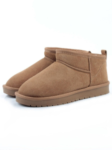 04-PF8300-2 LT. BROWN Угги женские (натуральная замша, 100% шерсть)