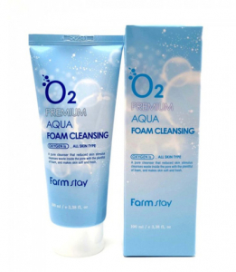 Пенка для лица очищающая кислородная FARMSTAY, 100 ML