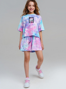 Комплект для девочки: футболка, шорты