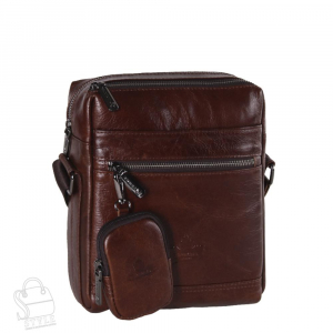 Сумка мужская кожаная 6881-2Z brown Zinimxs