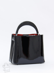 Сумка женская кожаная 2306-2Y black Polina&Eiterou