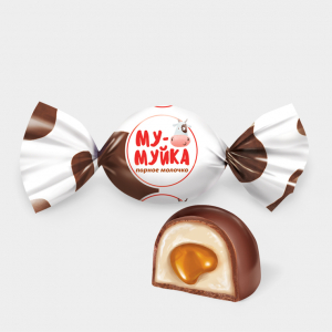 Конфета «Му-муйка» парное молочко, 500 г