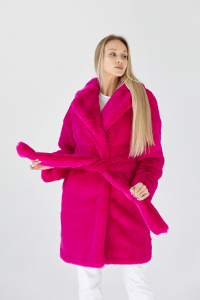 Шубка утеплённая 25773 (фуксия)