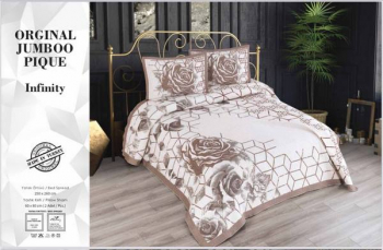 Покрывало EFOR INFINITY KAHVE 250*260 с наволочками (кофейный)