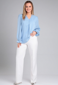 Блуза Lady Line 568 голубой