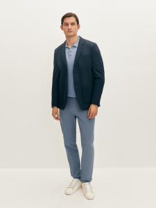 Пиджак с накладными карманами