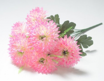 Искусственные цветы, Ветка в букете георгин 7 голов (1010237)