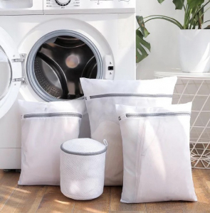 Набор мешков для стирки белья 4 шт.  (3 мешка + Цилиндр)