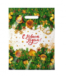 Пакет 30*40 Еловый Хит 7689