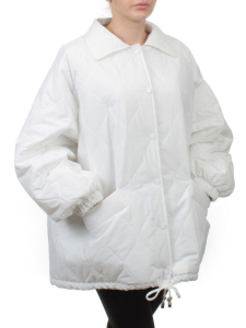 H24-213 WHITE Куртка демисезонная женская (100 гр. синтепон)