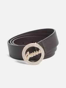 sparkle guess script belt