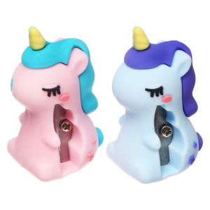 Точилка MESHU «Unicorn», 1 отверстие, МИКС