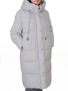 8818 LT. GRAY Пальто зимнее женское (200 гр. холлофайбер)
