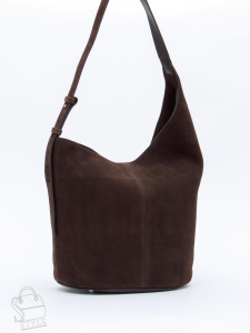Сумка женская кожаная 1007M coffee Polina&Eiterou