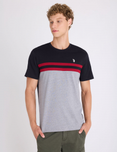 TRICOT TAPE COLORBLOCK T-SHIRT
