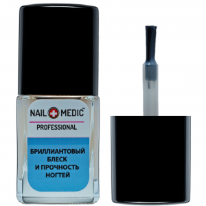 Бриллиантовый блеск и прочность ногтей Nail medic 7в1 Ines/5/М