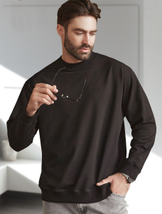 Джемпер из тонкого премиального футера с эластаном