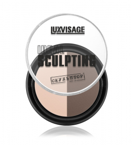 Пудра-скульптор Ideal Sculpting LUXVISAGE коричневый 3 молочный шоколад
