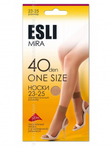 Носки женские Mira 40 Esli Conte [5 шт] Дроп п/а