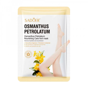 Маска для ног SADOER с османтусом и вазелином