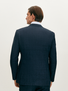 Пиджак однобортный в клетку