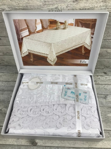 Скатерть EFOR EDA 160*300 прямоугольный серый GRI