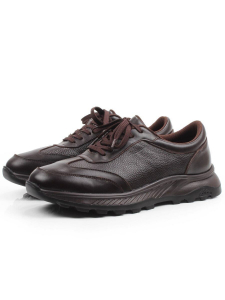 03-23192 BROWN Кроссовки мужские (натуральная кожа)