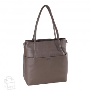 Сумка женская кожаная 8509VG gray Vitelli Grassi