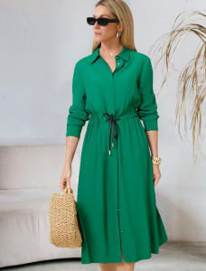 Платье А-силуэта из лиоцелла с вискозой