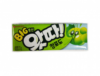 Жевательная резинка Whatta Big Bubble Зеленый виноград, 23 гр