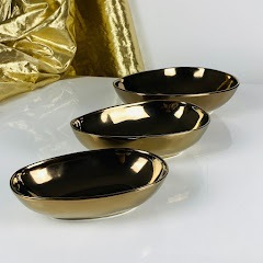 232-006 Набор из 3 салатников 27/23/18,5см ВИНТАЖ в под.уп.(х8)Фарфор