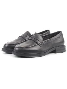 03-DYL144-1 BLACK Лоферы женские (натуральная кожа)