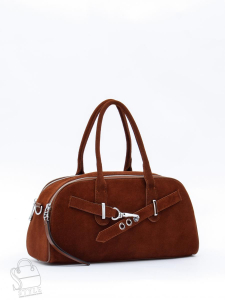 Сумка женская кожаная 91177MSS brown Velina Fabbiano-Safenta