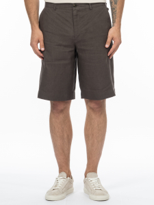 Прямые шорты изо льна