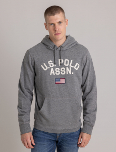 EMBROIDERED FRENCH TERRY PULLOVER HOODIE