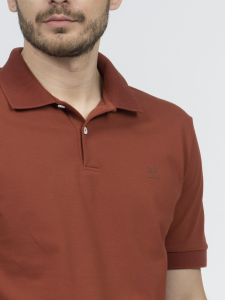 Поло из хлопкового трикотажа