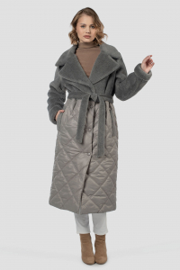 02-3281 Пальто женское утепленное (пояс)