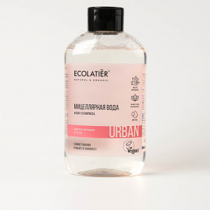 Ecolatier URBAN Вода мицеллярная д/снятия макияжа Age control Цветок орхидеи&Роза 600мл