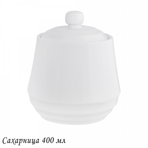 118-133 Сахарница 400мл  RESTO в под.уп.(х36)Фарфор